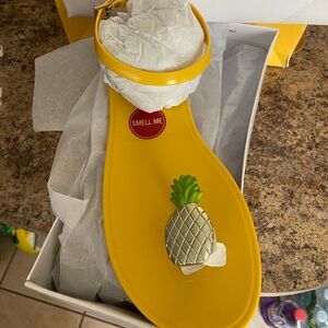 Yellow Pineapple Sandals